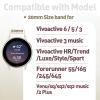 20mm Genuine Leather Soft Strap Quick Release Wristband Compatible with Garmin Vivoactive 6, Vivoactive 5, Vivoactive 3 smartwatch for Women (Brown) view 2
