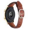 20mm Genuine Leather Soft Strap Quick Release Wristband Compatible with Garmin Vivoactive 6, Vivoactive 5, Vivoactive 3 smartwatch for Women (Brown) view 3