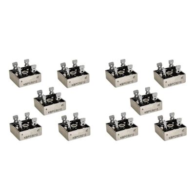 10Pcs Replacement 1000V 50A Metal Case Single Phase Diode Bridge Rectifier
