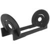 CAOJLjiaxiang-2012 CD-Holder Wooden CD Stand Storage Rack Document Vinyl Record Holder The Album Blackc Display Desktop File Organizer Record Player Stand view 2
