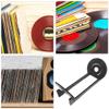 CAOJLjiaxiang-2012 CD-Holder Wooden CD Stand Storage Rack Document Vinyl Record Holder The Album Blackc Display Desktop File Organizer Record Player Stand view 4