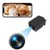 BEEDMXU Home Plug-in WiFi Smart Spy Camera - 4K HD Night Vision - Ideal Mini Camera for Elderly and Pet Monitoring - Remote Mobile Monitoring - 170 Wide-Angle View - Motion Detection, Cloud Storage view 1