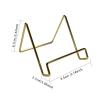 CAOJLjiaxiang-2012 CD-Holder Modern LP Records CDS Holder, Metal Wire Records Display Stand Desktop Storage Shelf Home Office Display Rack for CD LP Vinyl Record EP Record Player Stand(Gold-LP) view 2