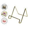 CAOJLjiaxiang-2012 CD-Holder Modern LP Records CDS Holder, Metal Wire Records Display Stand Desktop Storage Shelf Home Office Display Rack for CD LP Vinyl Record EP Record Player Stand(Gold-LP) view 3