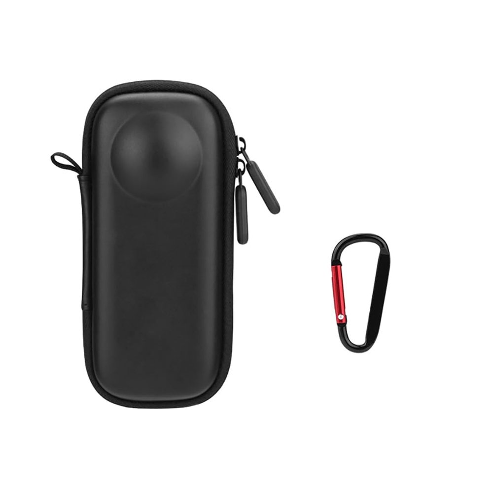 NovelGoal Portable Carrying Case for X4 Camera with Carabiner Clip, Anti-shock Mini Storage Bag, Travel Hard Shell Protective Carry Case (Only Camera Storage Bag)