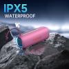 Portable Bluetooth Speaker, Wireless Bluetooth Speaker with Clear Loud Stereo Sound, IPX5 Waterproof Speakers with RGB Lights, BT5.3, Long Playtime, TWS Pairing for Home Outdoor Party Beach Travel view 4