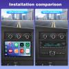 8'' Car Radio Stereo for GMC Savana 2008-2024 with Wireless CarPlay Android Auto, 2+32G Touchscreen for GMC Savana Stereo Bluetooth GPS WiFi FM DSP Backup Camera SWC view 2