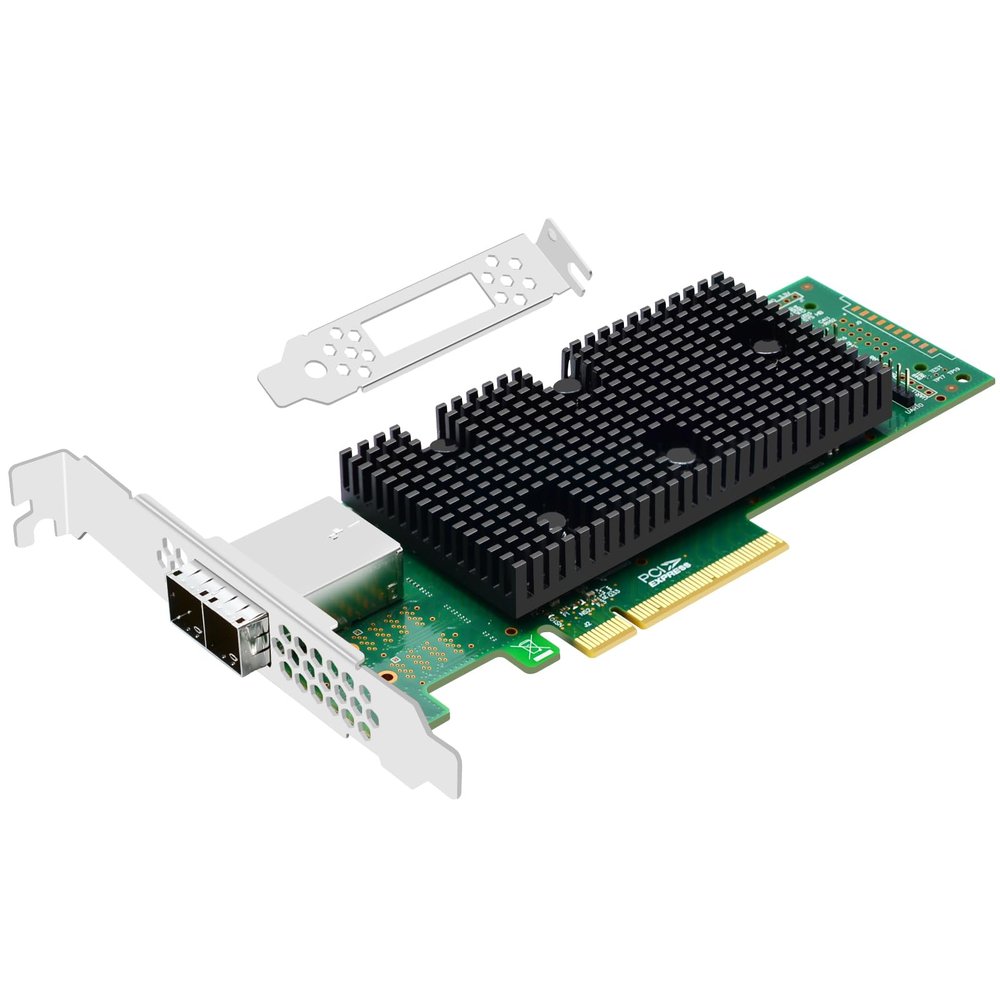 Buacoz 8 Port PCIe 3.1 X8 SATA SAS 12Gbps HBA Expansion Card with SFF 8644 Interface Controller, Supports SSD HDD for Server/Workstation Storage Adapter