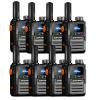 8 Pack Global Walkie Talkie Unlimited Range Fast 4G PoC Radio PTT Two Way Radio for Logistics Company, Hotel and Event Management view 1