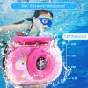 Kids Water Proof Camera, 1080P Children Underwater Selfie Video Camera Camcorder, with 32GB Card, Christmas Birthday Gifts for 3-12 Boys Girls () view 3