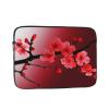 Red Cherry Blossom Laptop Sleeve for Women Men, 15 Inch Waterproof Laptop Bag Lightweight Notebook Computer Cover Bag view 1