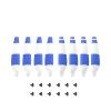4Pair Blue Plastic Colorful Propellers Blade Wing Probs for DJI Mini 3 Pro Drones view 1