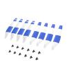 4Pair Blue Plastic Colorful Propellers Blade Wing Probs for DJI Mini 3 Pro Drones view 4