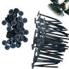 100Pcs Nylon Universal Cable Tie Buckle, Heavy Duty Self-Locking Zip Ties Holder, Cable Tie Buckle Through Nail, Multipurpose Plastic UV Resistant Cable Ties Tool for Car Daily Repair (200pcs) view 1