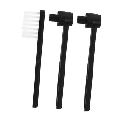 Mikinona 3Pcs Vinyl Record Cleaning Brush Static Turntable Stylus Cleaner Tool for Deep Groove Maintenance Safe Bristles for Vintage Phonograph Care