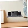 Lurrose Black Heavy-Duty Wall Mount Bracket for Cameras Projectors and Routers Adjustable Size Easy Installation Suitable for Home and Office Use view 3