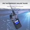 Retevis RT95 Mobile Radio with Antenna(1 Pack),HA1UV Dual Band Ham Radio Handheld(2 Pack),NOAA Weather Alert,SOS,IP67 Waterproof,Long Range Walkie Talkies Set for Emergency Disaster Communications view 2