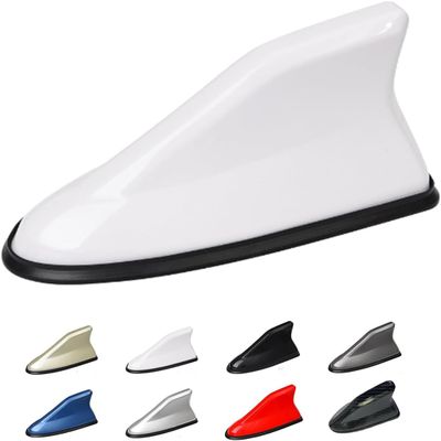 SSZIXIAN Shark Fin Antenna Cover for Hyundai Genesis/Genesis G80 2. Generation (DH) 2015-2017 2018 2019 2020, Car Shark Fin Cover Waterproof Dustproof Fashion Car Accessories,White