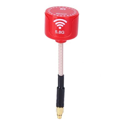 5.8Ghz 3dBi LHCP, Directional High Gain Antenna, Easy to Install, Red, Compatible with FPV Racing Drone, for 5.8G Transmitter Receiver with Maximum Signal Strength (MMCX Straight