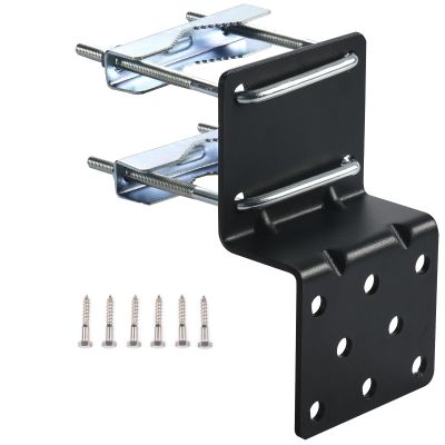 CEKAY Pole Mount Bracket with Clamp U-Bolts  Antenna Mount Hardware Accessories [Without Pole] for Outdoor Antenna Installation on Walls, Eaves, or Pole