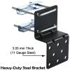 CEKAY Pole Mount Bracket with Clamp U-Bolts  Antenna Mount Hardware Accessories [Without Pole] for Outdoor Antenna Installation on Walls, Eaves, or Pole view 2