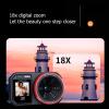 4K Digital Camera, 64MP Double Screens Compact Camera for Photography with 18X Digital Zoom, Accurate Autofocus, 2.8 Inch HD Screen, for School, Travel (Black) view 3
