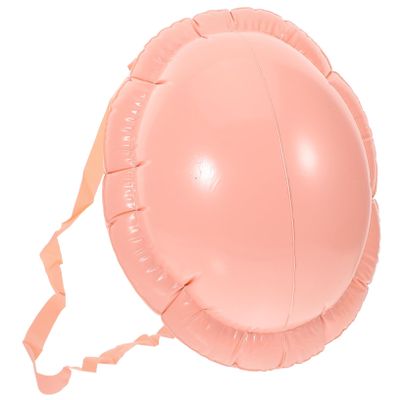 Angoily Inflatable Fake Pregnant Belly Costume Prop Artificial Pregnancy Bump for Cosplay Halloween Birthdays and Role Playing Comfortable Strap Design Realistic