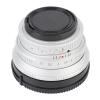 25mm F1.7 Manual Focus Fixed Lens for A6400 A6500 A6600 10 1 A7II A73, Large Aperture Wide Angle Manual Focus Lens Compatible with NEX Mount E Mount Mirrorless Cameras (Silver) view 2