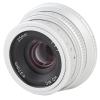 25mm F1.7 Manual Focus Fixed Lens for A6400 A6500 A6600 10 1 A7II A73, Large Aperture Wide Angle Manual Focus Lens Compatible with NEX Mount E Mount Mirrorless Cameras (Silver) view 3