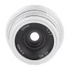 25mm F1.7 Manual Focus Fixed Lens for A6400 A6500 A6600 10 1 A7II A73, Large Aperture Wide Angle Manual Focus Lens Compatible with NEX Mount E Mount Mirrorless Cameras (Silver) view 4