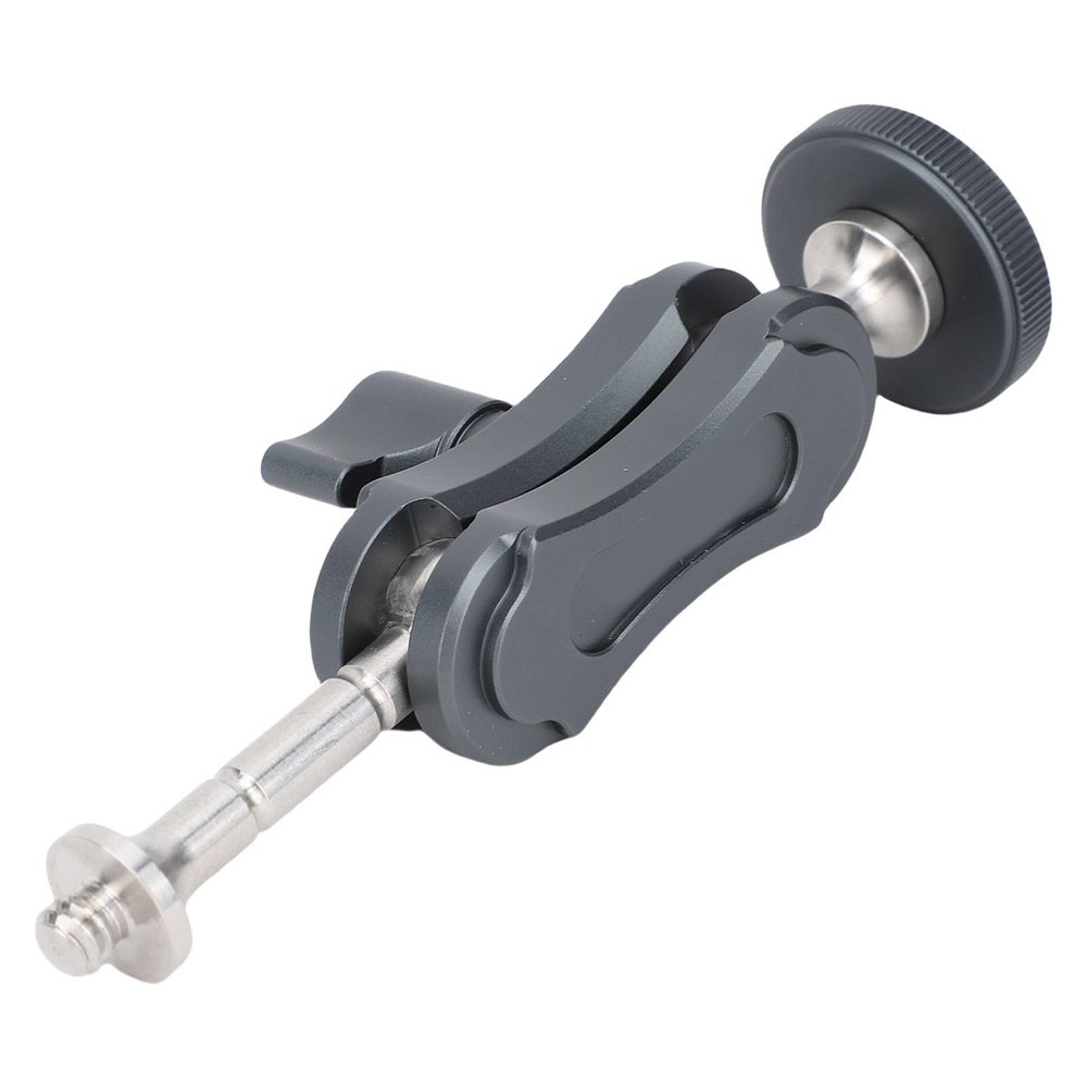 Ball Head Articulating Arm, 360 Adjustable Aluminum Alloy Camera Mount with 1 4" Screw for Tripods LED Lights DSLR Accessories