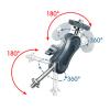 Ball Head Articulating Arm, 360 Adjustable Aluminum Alloy Camera Mount with 1 4" Screw for Tripods LED Lights DSLR Accessories view 4