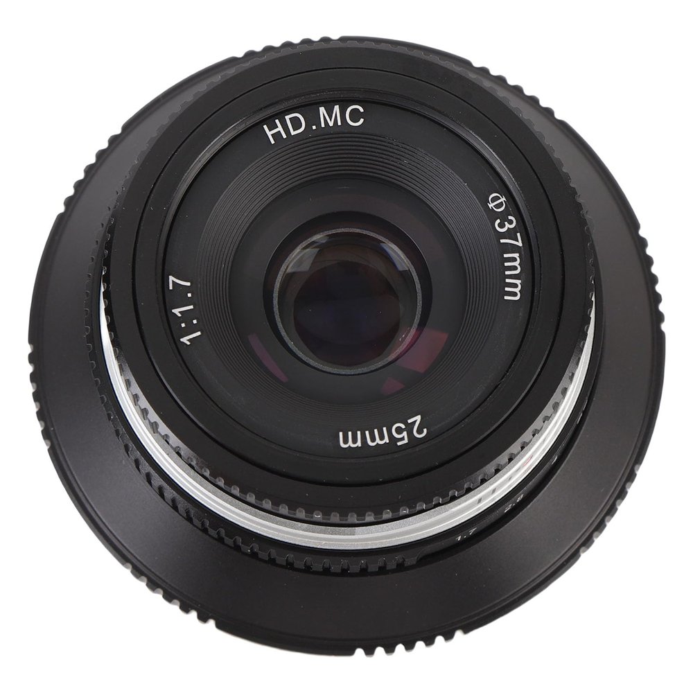 Serounder 25mm F1.7 Prime Lens for Z50 ZFC Z30 Z6I Z7II, Manual Focus Fixed Focal Length APS C Camera Lens Compatible with Mirrorless Cameras (Black)
