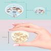 2PCS Mini Portable Foldable Reflector, Portable Reflector for Outdoor Shooting, Portrait Still Life Light Filler, Cartoon Folding Group Fan Portable Light Filler 7.87.8 inches /2020 cm (Fan Puppy) view 2
