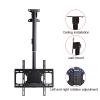 Adjustable Ceiling TV Mount Bracket TVs Full Motion Height Adjustable Swivel(1000-1500mm) view 4