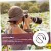 NUOBESTY Safety Camera Neck Strap Shoulder Belt Soft Microfiber Material Durable Ring for Travel and Use view 4