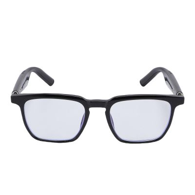 AI Translation Glasses, AI Translator Glasses Supports Over 100 Languages Real Time Translation, Smart Glasses Built in Microphone and Speaker, Smart Music Glasses for Business (Black)