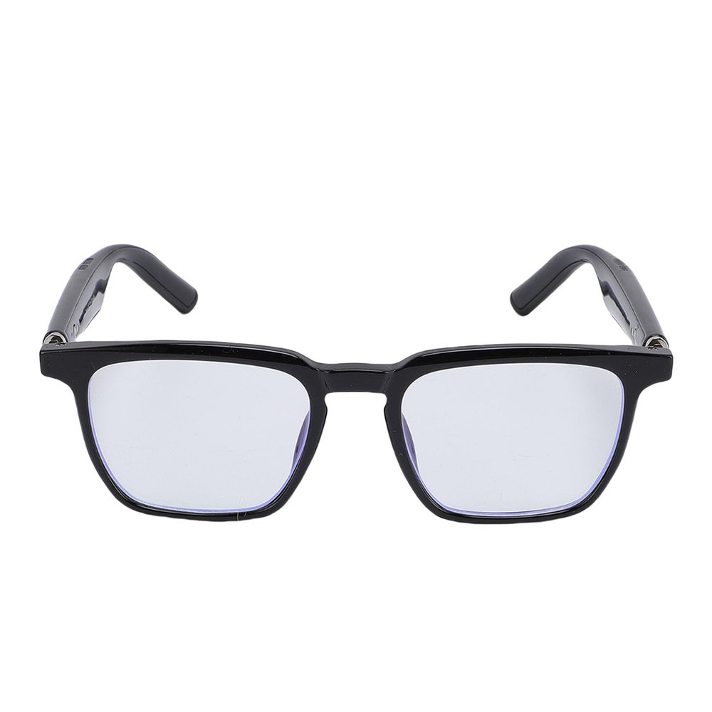 AI Translation Glasses, AI Translator Glasses Supports Over 100 Languages Real Time Translation, Smart Glasses Built in Microphone and Speaker, Smart Music Glasses for Business (Black)