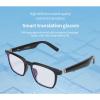 AI Translation Glasses, AI Translator Glasses Supports Over 100 Languages Real Time Translation, Smart Glasses Built in Microphone and Speaker, Smart Music Glasses for Business (Black) view 4