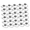 Lurrose 30pcs USB Cover Cap Dust Plug Cover Silicone Plug USB Port Cap Charging Cable view 1