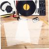 Alipis 25pcs Vinyl Record Sleeves Outer Sleeves Self Adhesive for Vinyl Outer for Record Protection view 4
