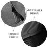 DIYEAH 5pcs Portable Earphone Organizer Bag for Travel Multi-functional Electronic Storage Case for Cables Chargers and Accessories Compact Grey Design for view 4