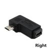ZHANGLH 90 Degree Left Right Angle Adapter Mi*/cro USB Male to mi ni USB Female Adapter(Left) view 4