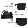 DIYEAH 4pcs Portable Camera Lens Protector Case Drawstring Closure Water Resistant Dry Bag for Bag Dslr Camera Lens Storage Pouch view 4