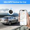 Mini GPS Tracker for Vehicles (for Android), Hidden Car Location Tracker w/Magnetic Case, Mini Hidden Item Finder Global Tracking Car Locator for Android Google Find Hub No Monthly Fees, Black view 2