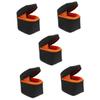 Lurrose 5pcs Portable Camera Lens Pouch Shockproof for Mirrorless Lenses Material Compact Lightweight Design for Outdoor Daily Storage view 1