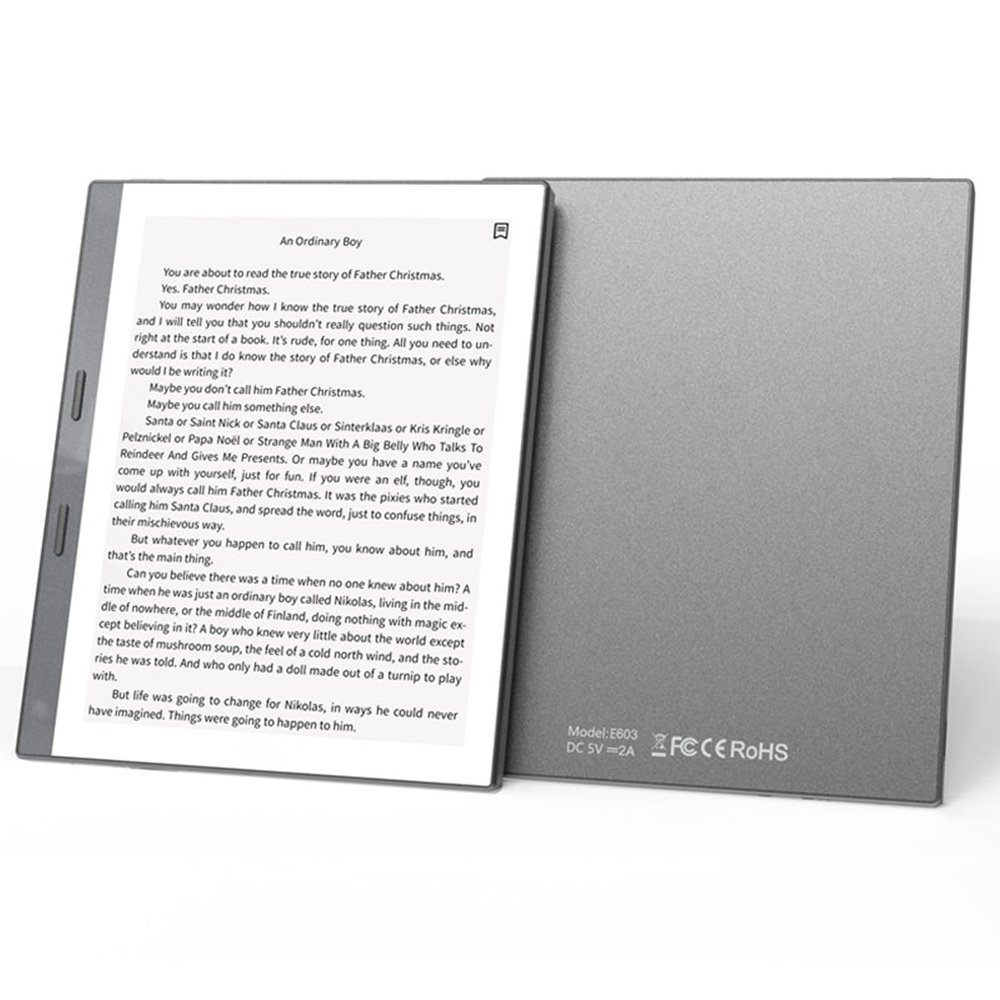 E Book Reader, E Reader with 5.76" 198PPI Touchscreen | 1GB RAM 32GB ROM | WiFi | Bluetooth | Android | Adjustable Brightness | with SD Card Slot & Protective Case (Grey)