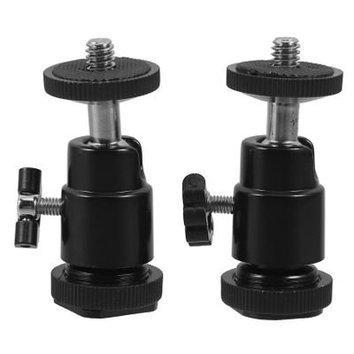 NUOBESTY 6pcs Aluminium Alloy Tripod Adapter Rotation Mount for Cameras and Lighting Equipment Stable and Lightweight Design for Photography and Live Streaming