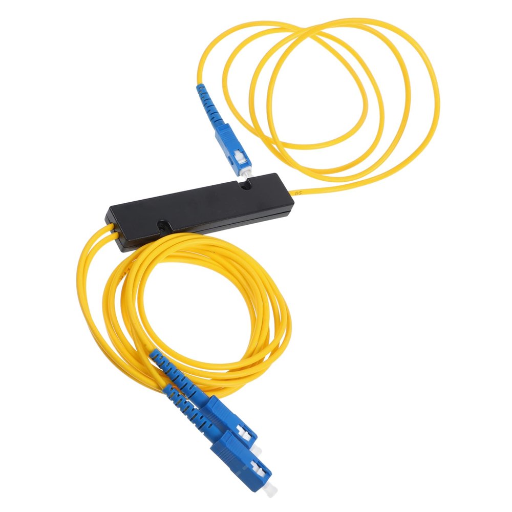 DIYEAH Optical Splitter for Tv Fiber Optic Splitter and Scratch Design Easy Installation Compatible Amplifiers and Cd Players