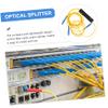 DIYEAH Optical Splitter for Tv Fiber Optic Splitter and Scratch Design Easy Installation Compatible Amplifiers and Cd Players view 3